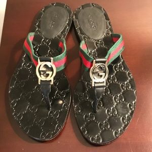 Gucci Thong Flip Flops